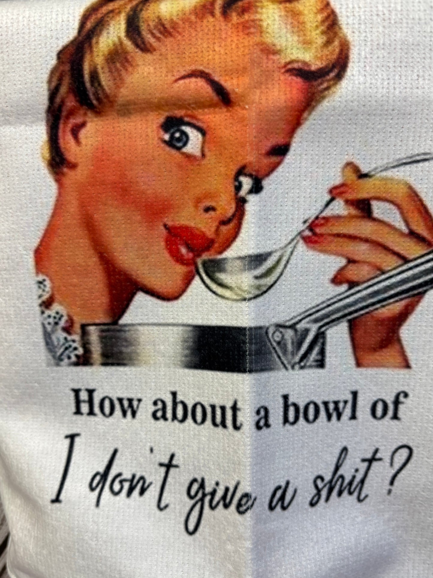 How about a Bowl of I Don't Give a Shit- Hand Towel